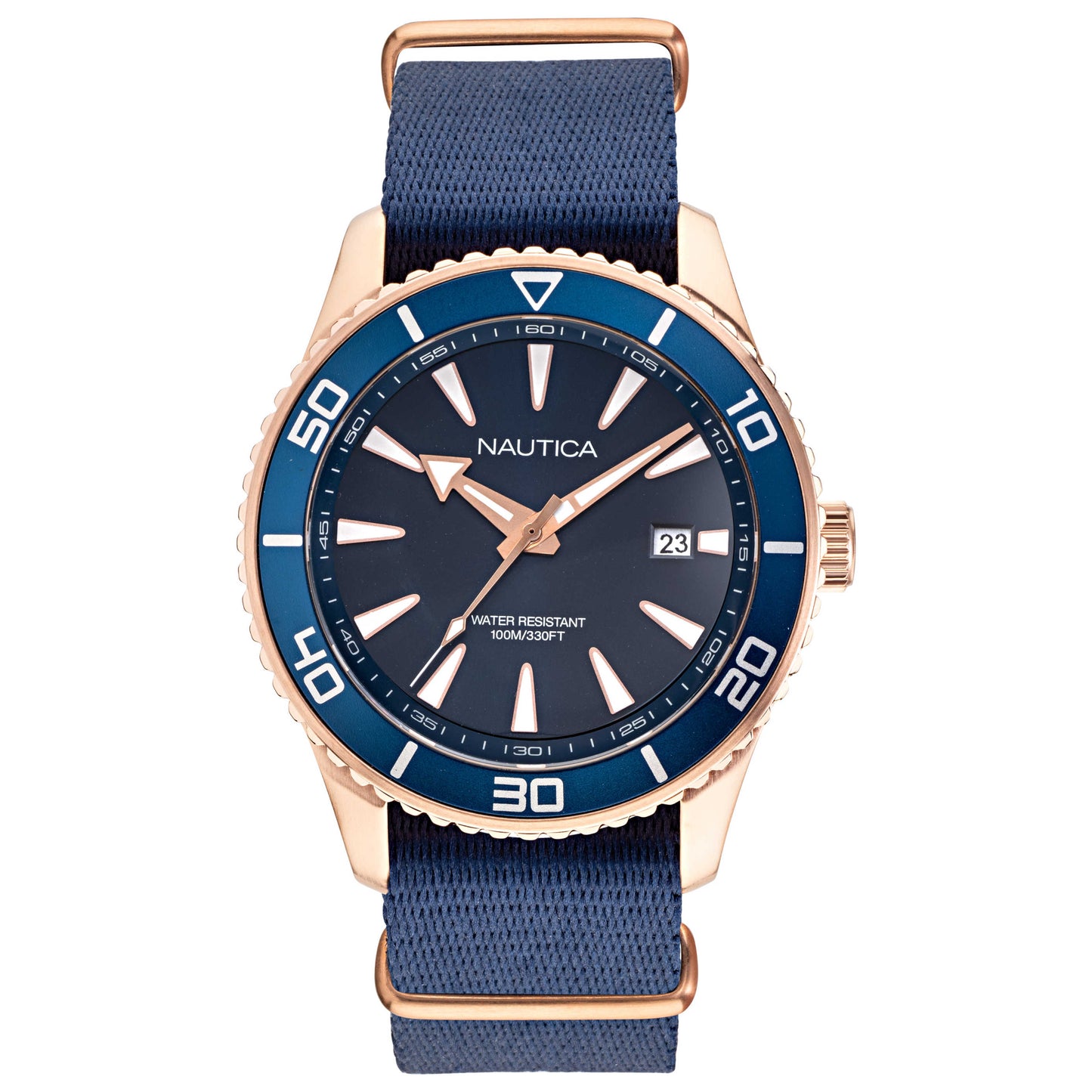 Front view of Nautica Pacific Beach Men's Quartz Watch NAPPBF907