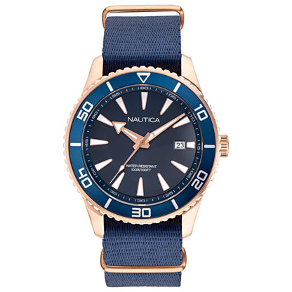 Front view of Nautica Pacific Beach Men's Quartz Watch NAPPBF907