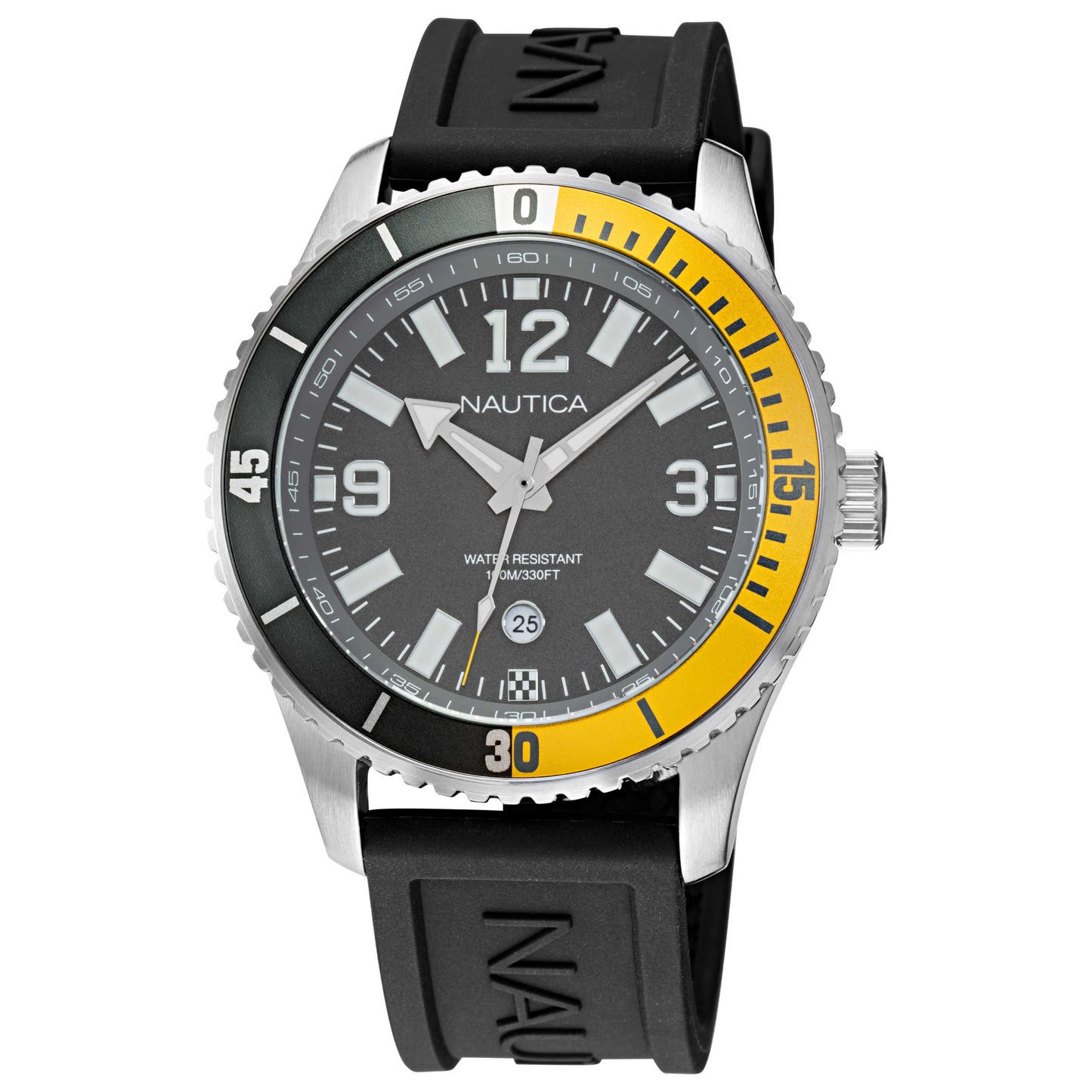 Front view of Nautica Pacific Beach Men's Quartz Watch NAPPBS165