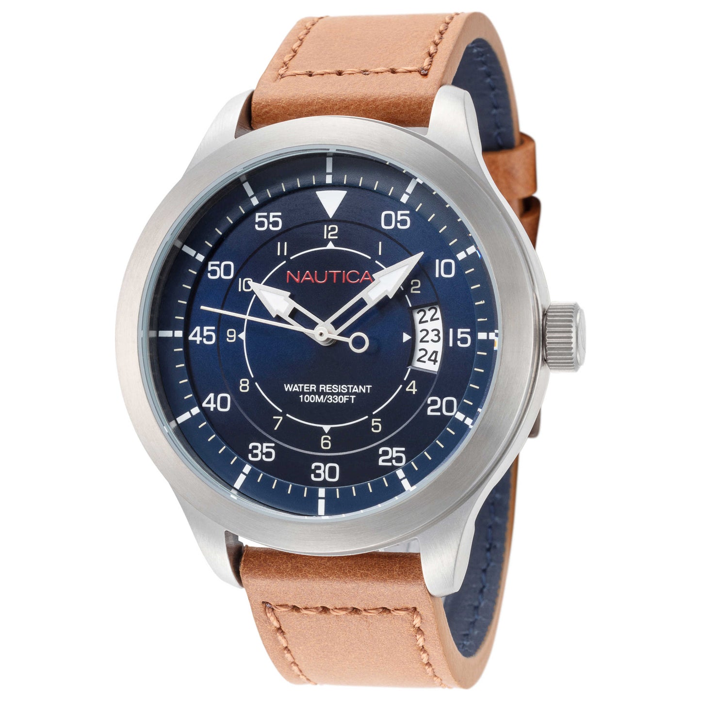Front view of Nautica Point Loma Men's Quartz Watch NAPPLP901