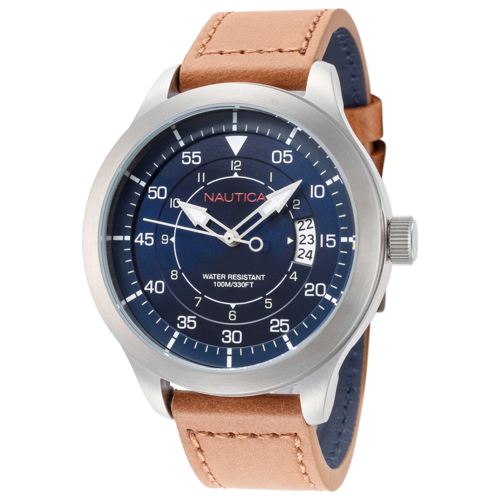 Front view of Nautica Point Loma Men's Quartz Watch NAPPLP901
