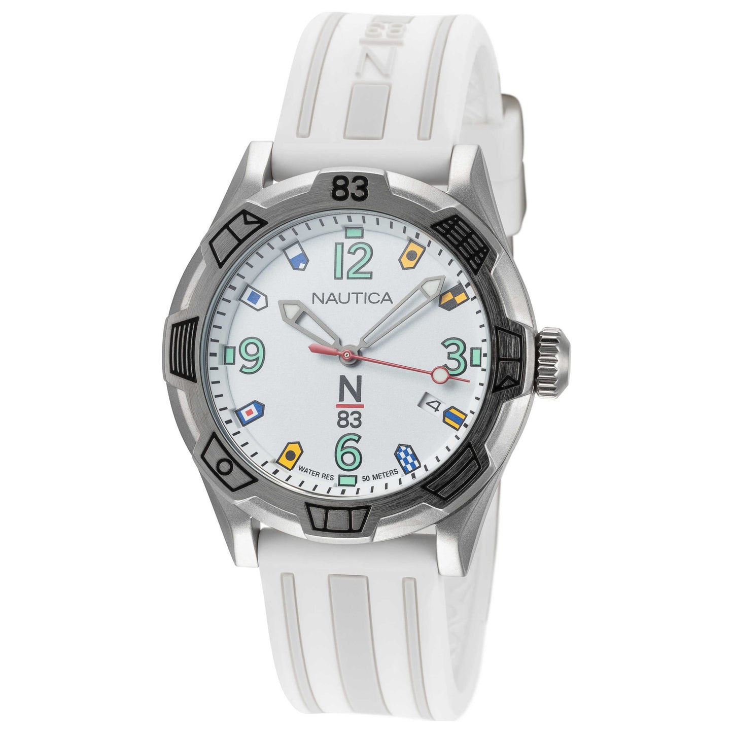 Front view of Nautica Polignano Men's Quartz Watch NAPPOF914
