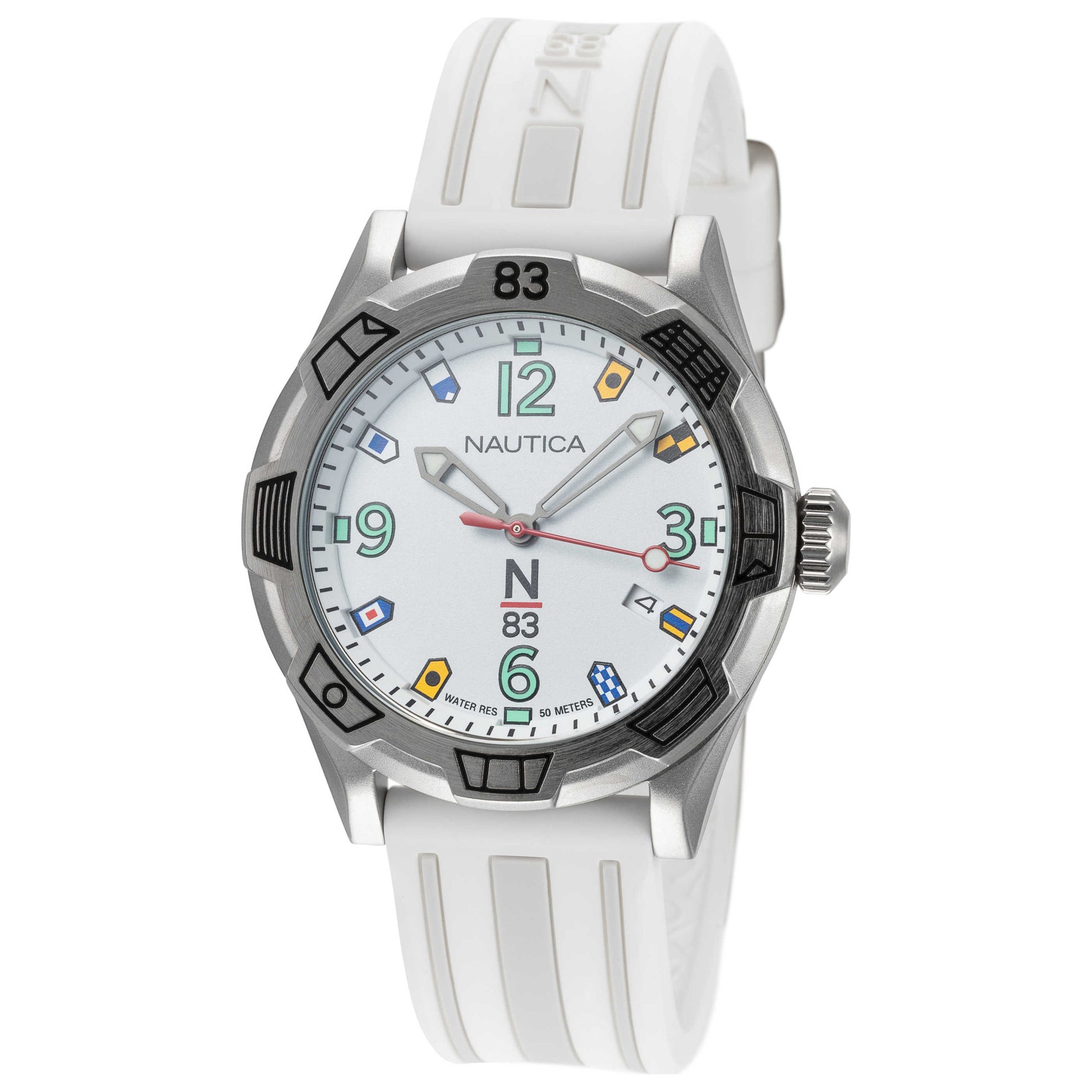 Front view of Nautica Polignano Men's Quartz Watch NAPPOF914
