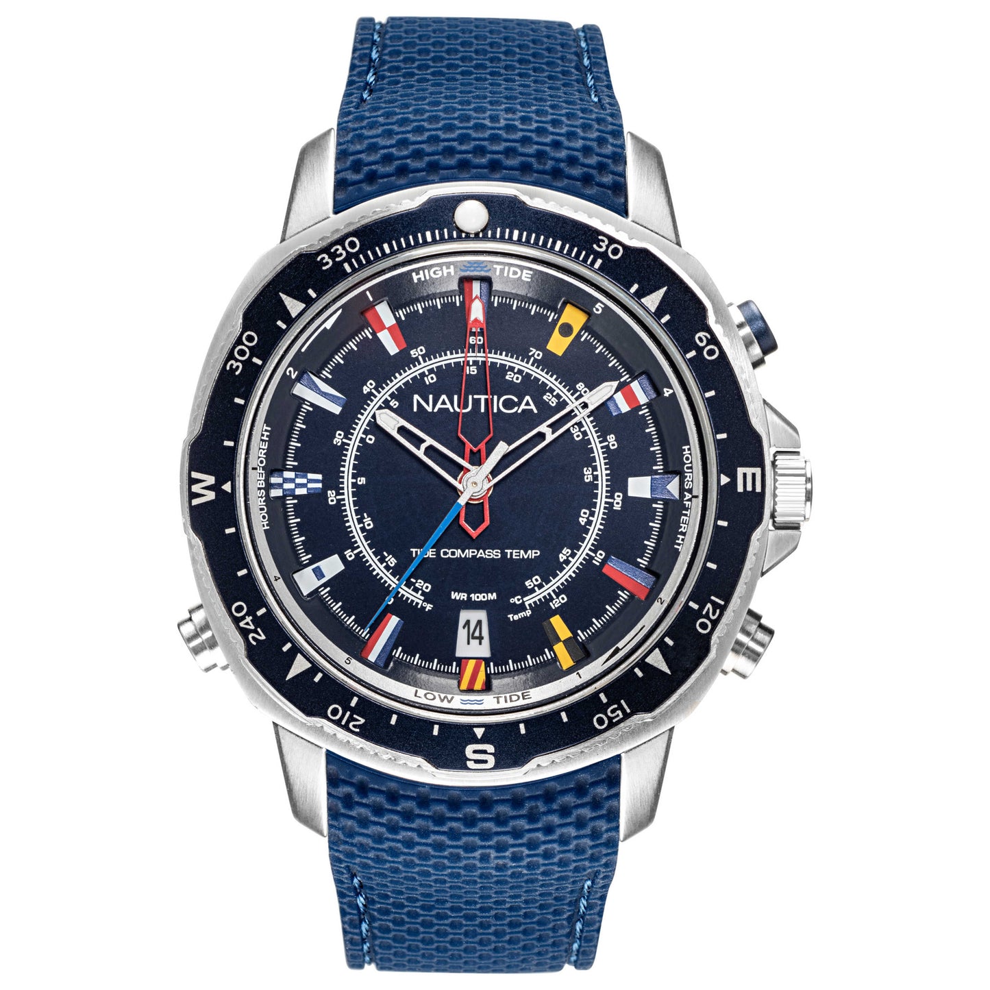 Front view of Nautica Soledad South Men's Quartz Watch NAPSSP902