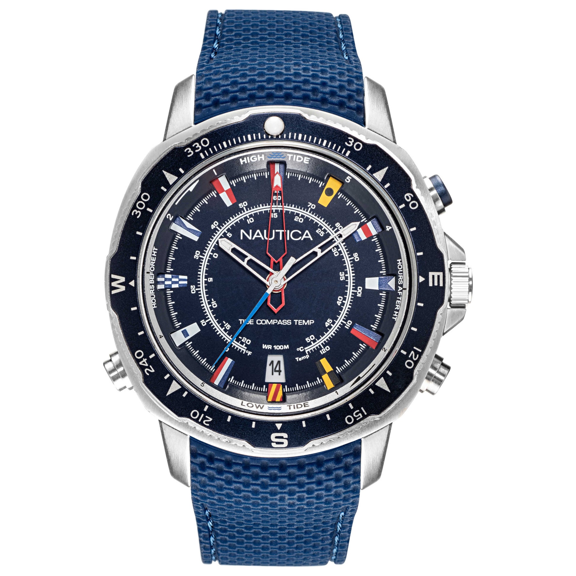 Front view of Nautica Soledad South Men's Quartz Watch NAPSSP902