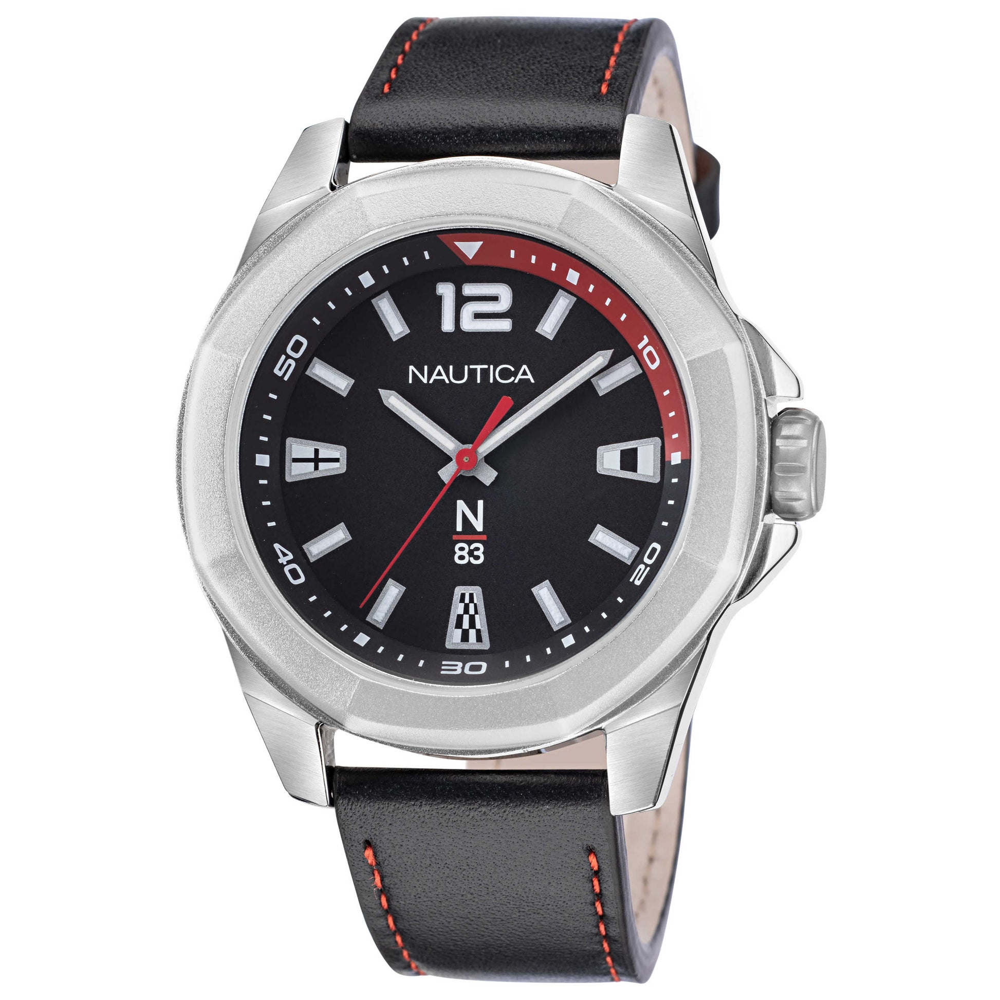 Front view of Nautica Tortuga Bay Men's Quartz Watch NAPTBF105