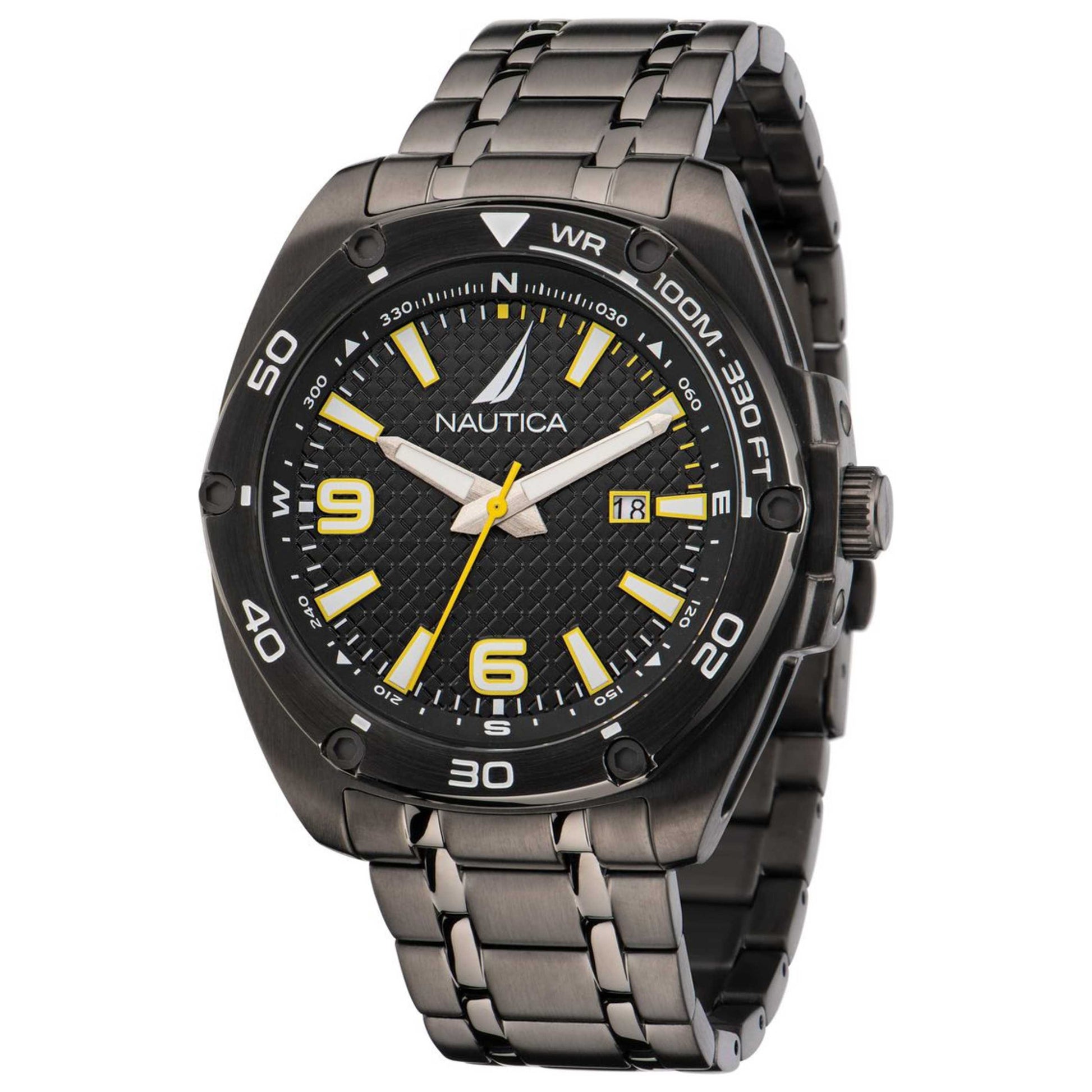 Front view of Nautica Tin Can Bay Men's Quartz Watch NAPTCF204