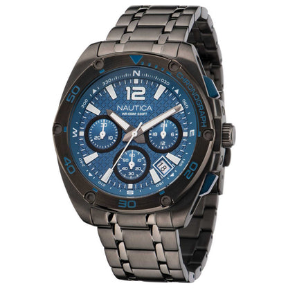 Front view of Nautica Tin Can Bay Men's Quartz Watch NAPTCF211
