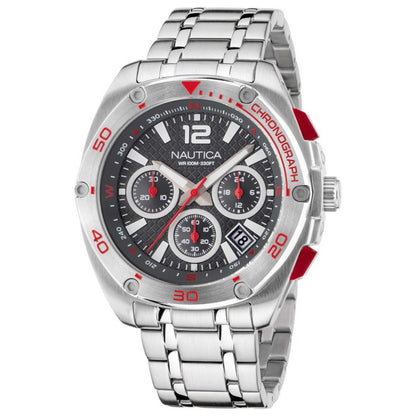 Front view of Nautica Tin Can Bay Men's Quartz Watch NAPTCS302