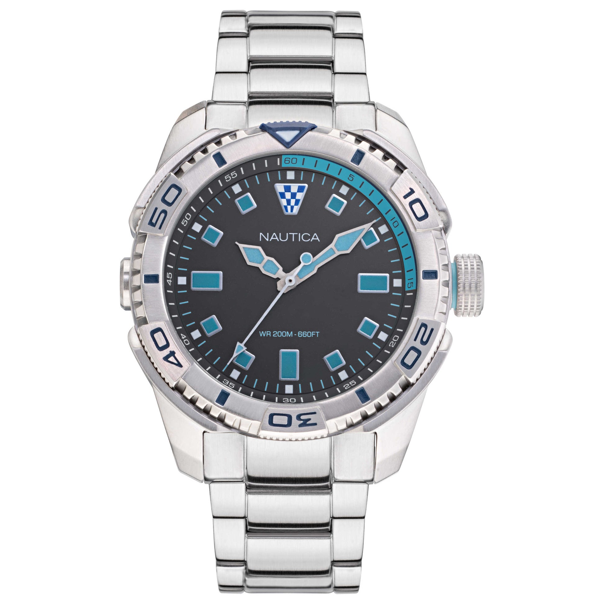 Front view of Nautica Tarpoon Men's Quartz Watch NAPTDS005