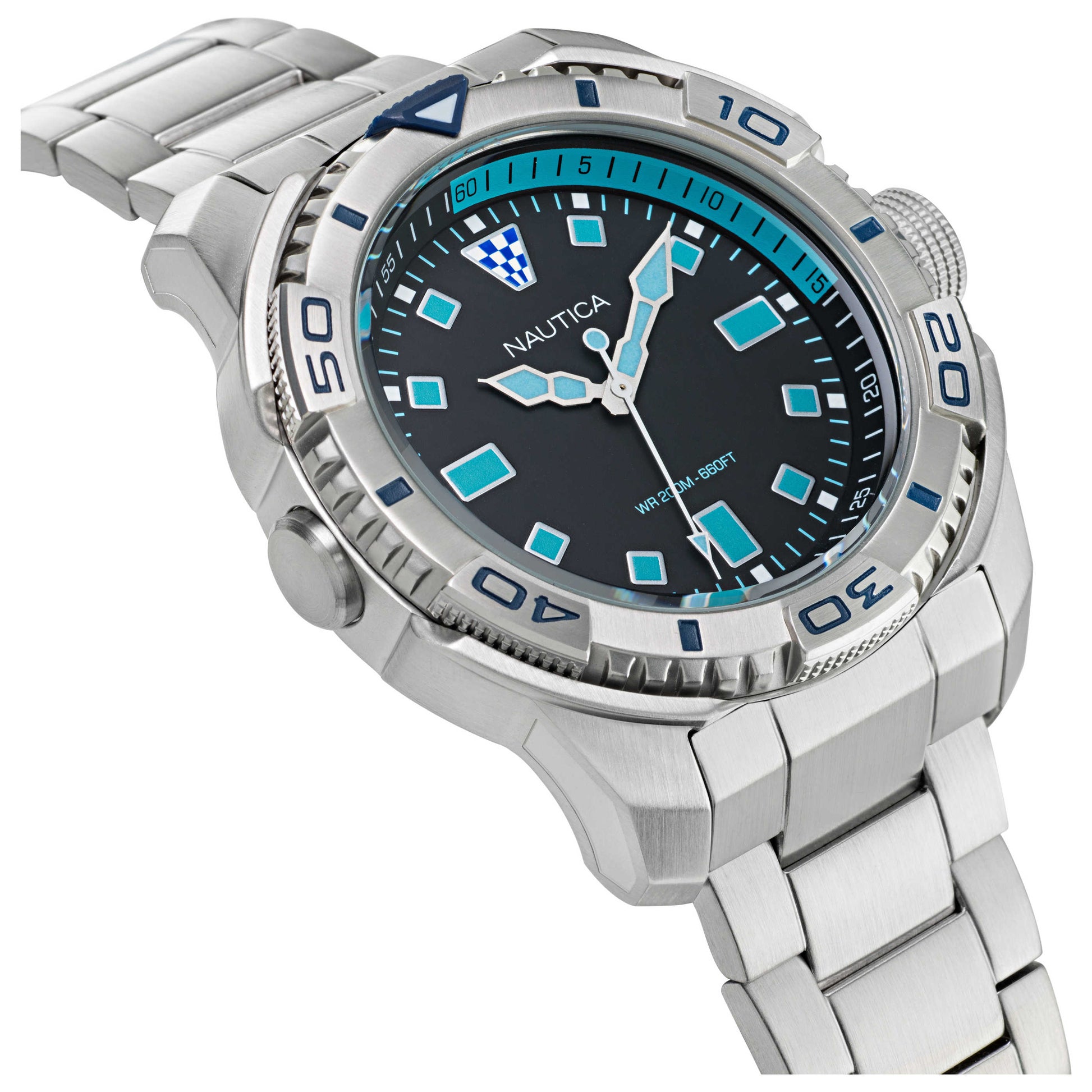 Left view of Nautica Tarpoon Men's Quartz Watch NAPTDS005