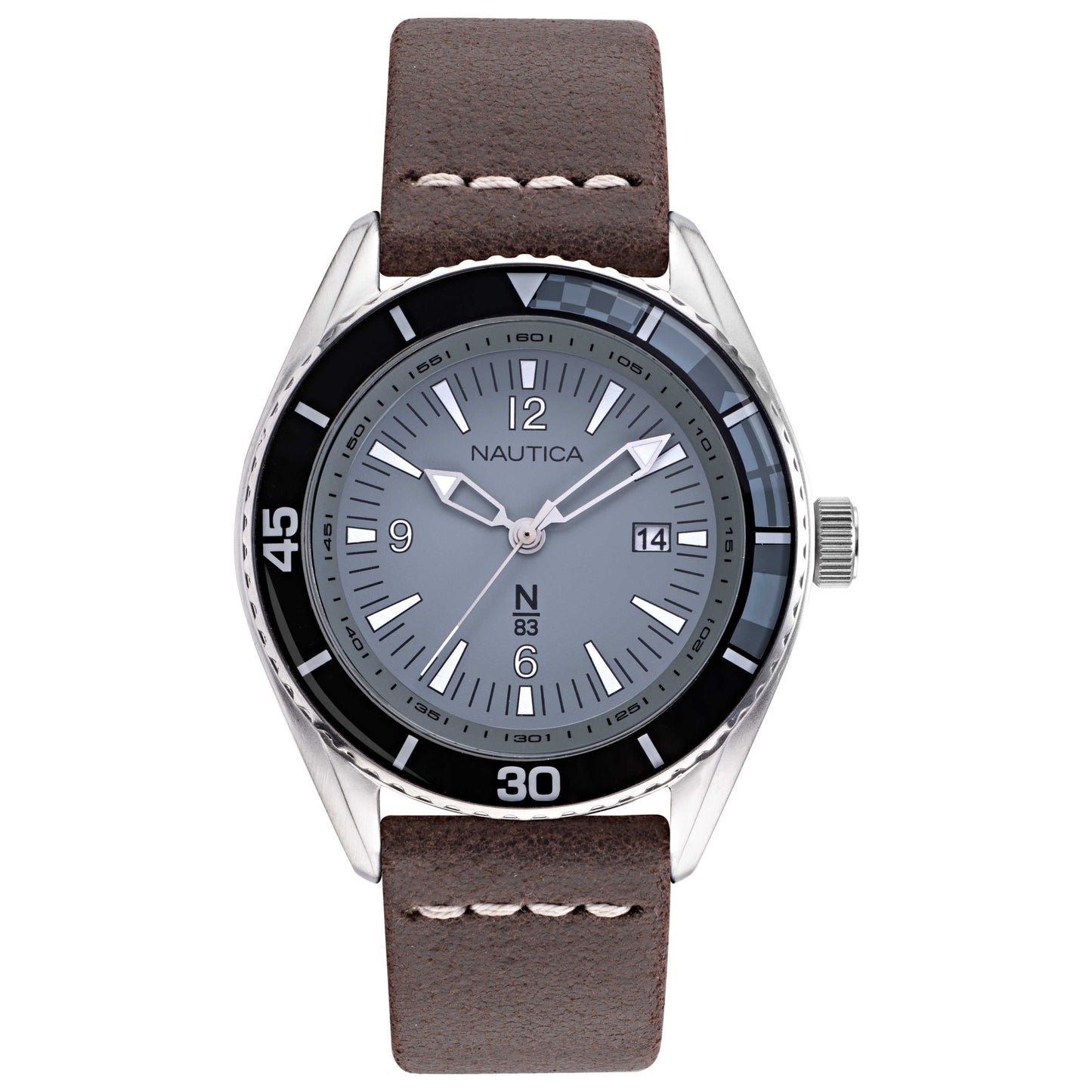 Front view of Nautica Urban Surf Men's Quartz Watch NAPUSF909