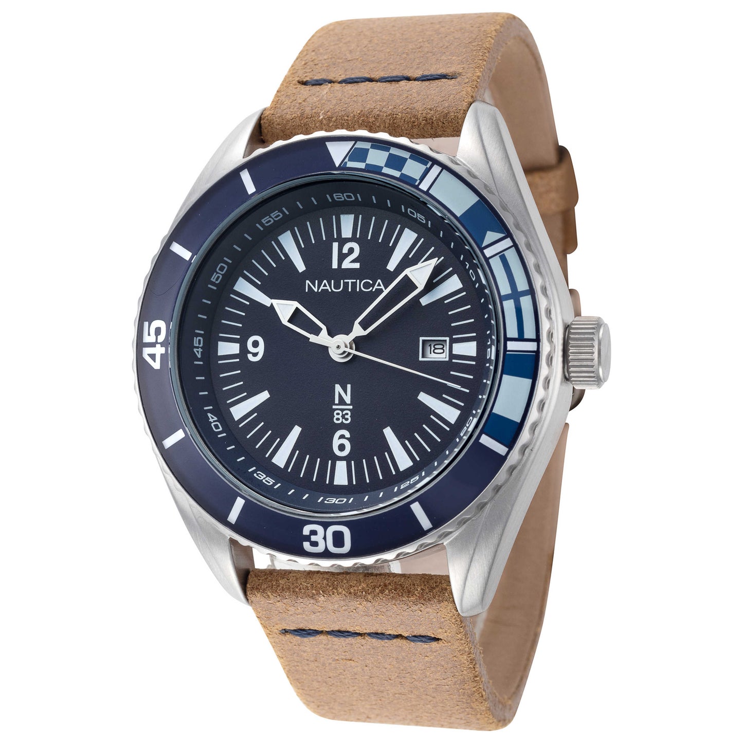 Front view of Nautica Urban Surf Men's Quartz Watch NAPUSF910