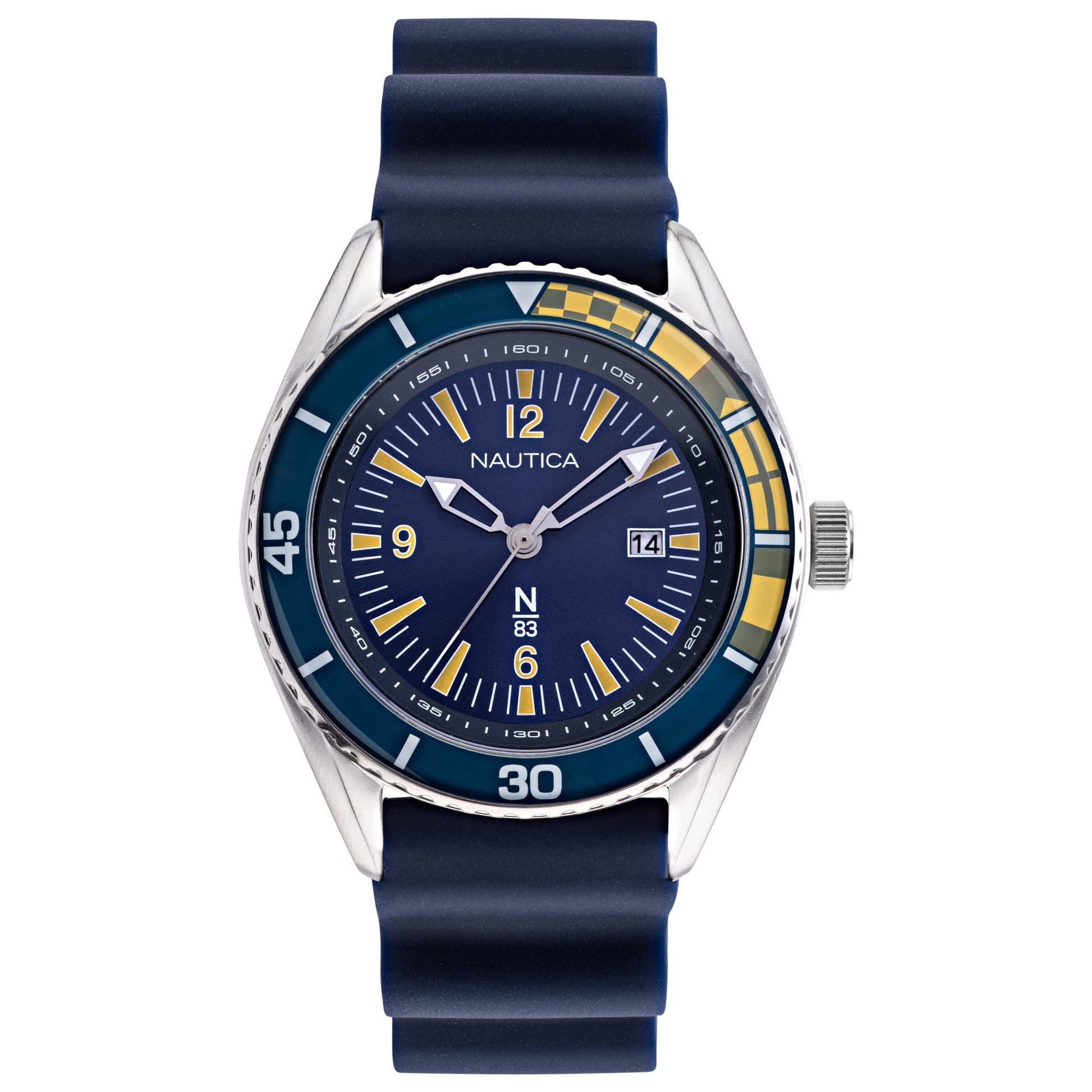 Front view of Nautica Urban Surf Men's Quartz Watch NAPUSF914