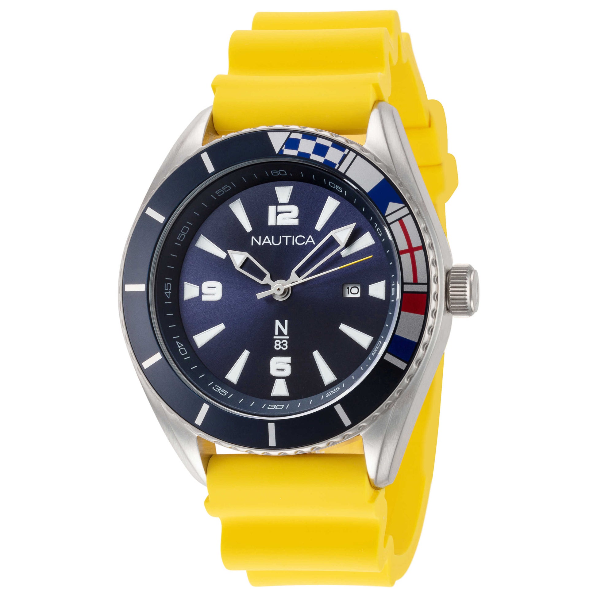 Front view of Nautica N83 Urban Surf Men's Quartz Watch NAPUSS904