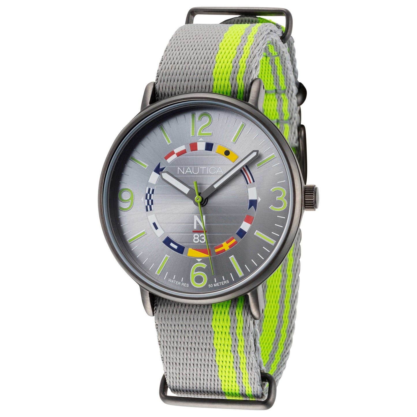 Front view of Nautica N83 Wave Garden Men's Quartz Watch NAPWGS903