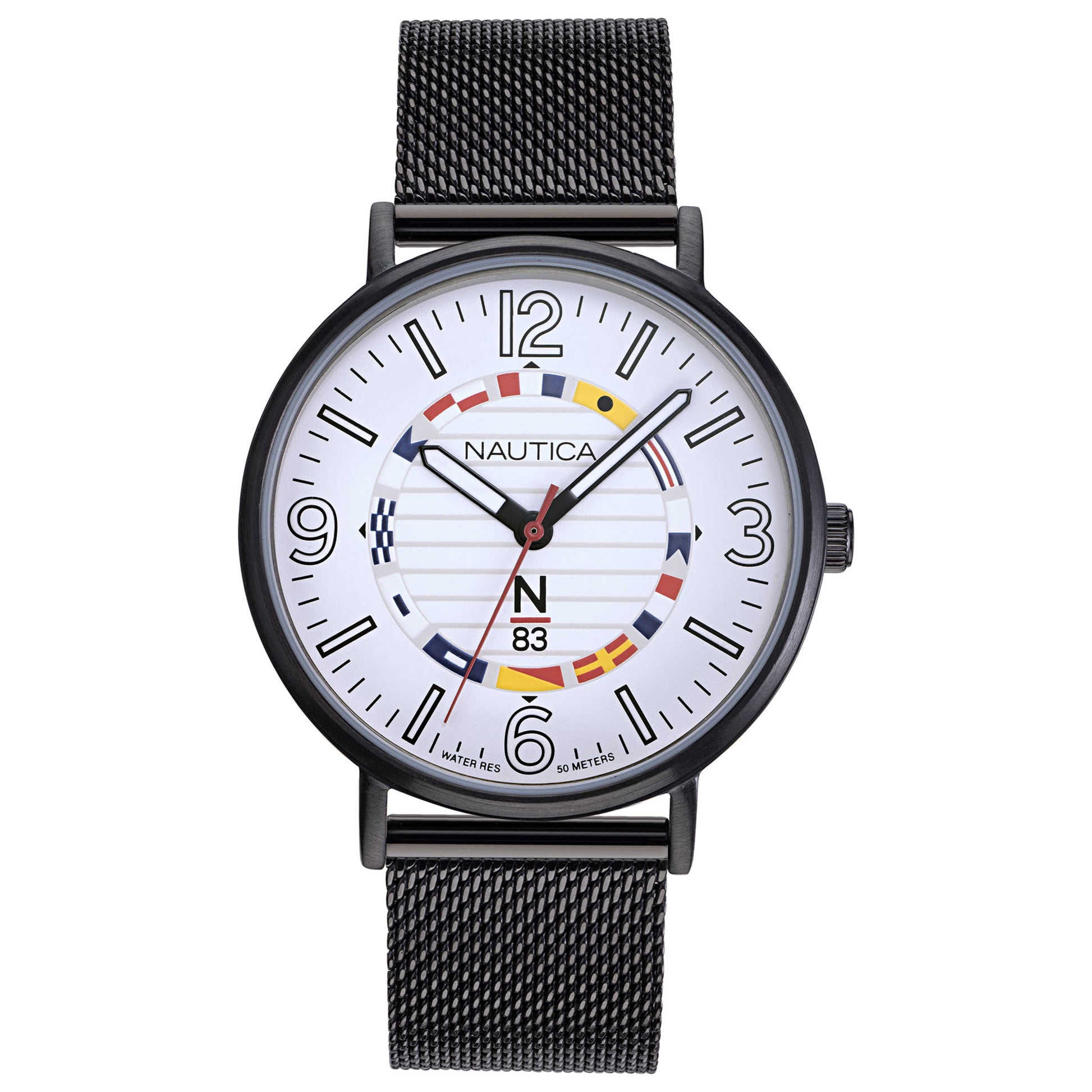 Front view of Nautica Wave Garden Men's Quartz Watch NAPWGS904