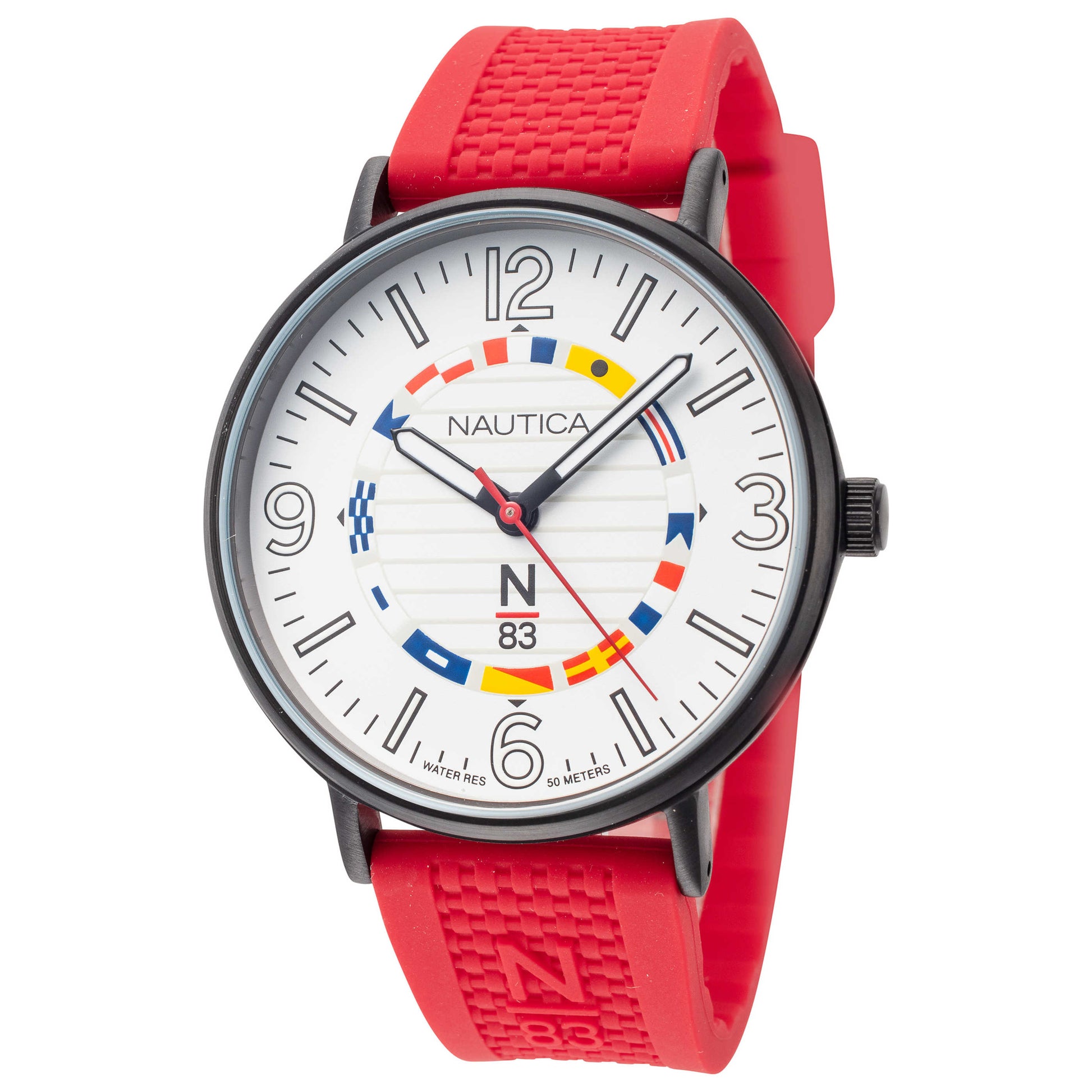 Front view of Nautica Wave Garden Men's Quartz Watch NAPWGS907