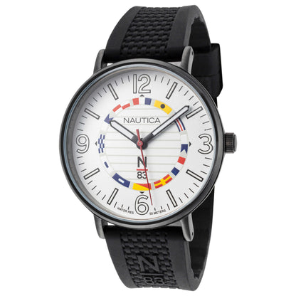 Front view of Nautica Wave Garden Men's Quartz Watch NAPWGS913