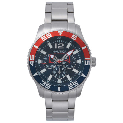 Front view of Nautica White Cap Men's Quartz Watch NAPWHC002
