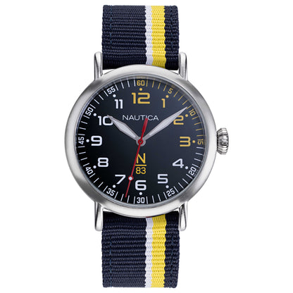 Front view of Nautica Wakeland Men's Quartz Watch NAPWLS907