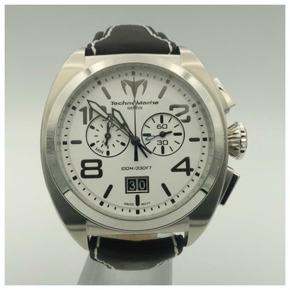 Front view of TechnoMarine US Navy Men's Swiss Quartz (Battery-Powered) Watch NAUT02-PO