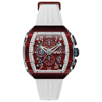 Front view of Nubeo Magellan Men's Quartz Watch NB-6024-NAS-01