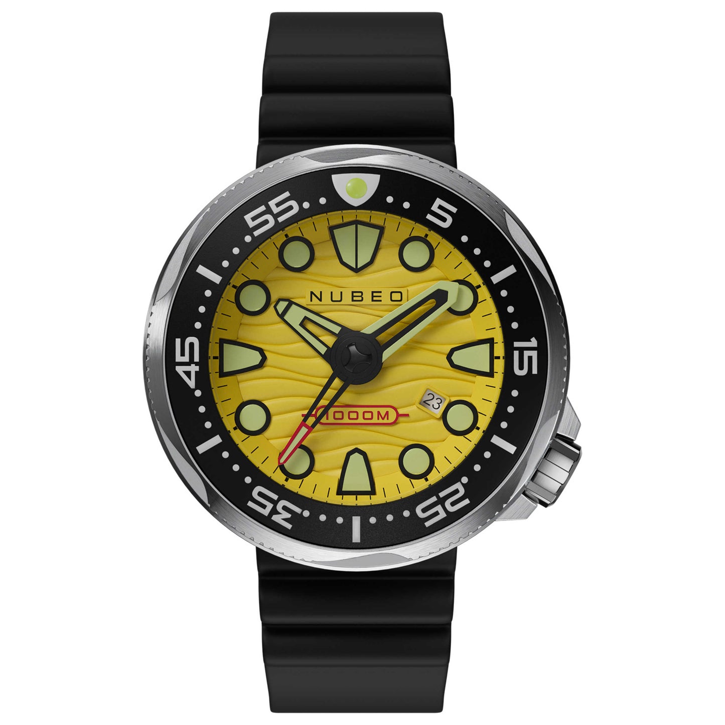 Front view of Nubeo Ventana Men's Automatic Watch NB-6046-08