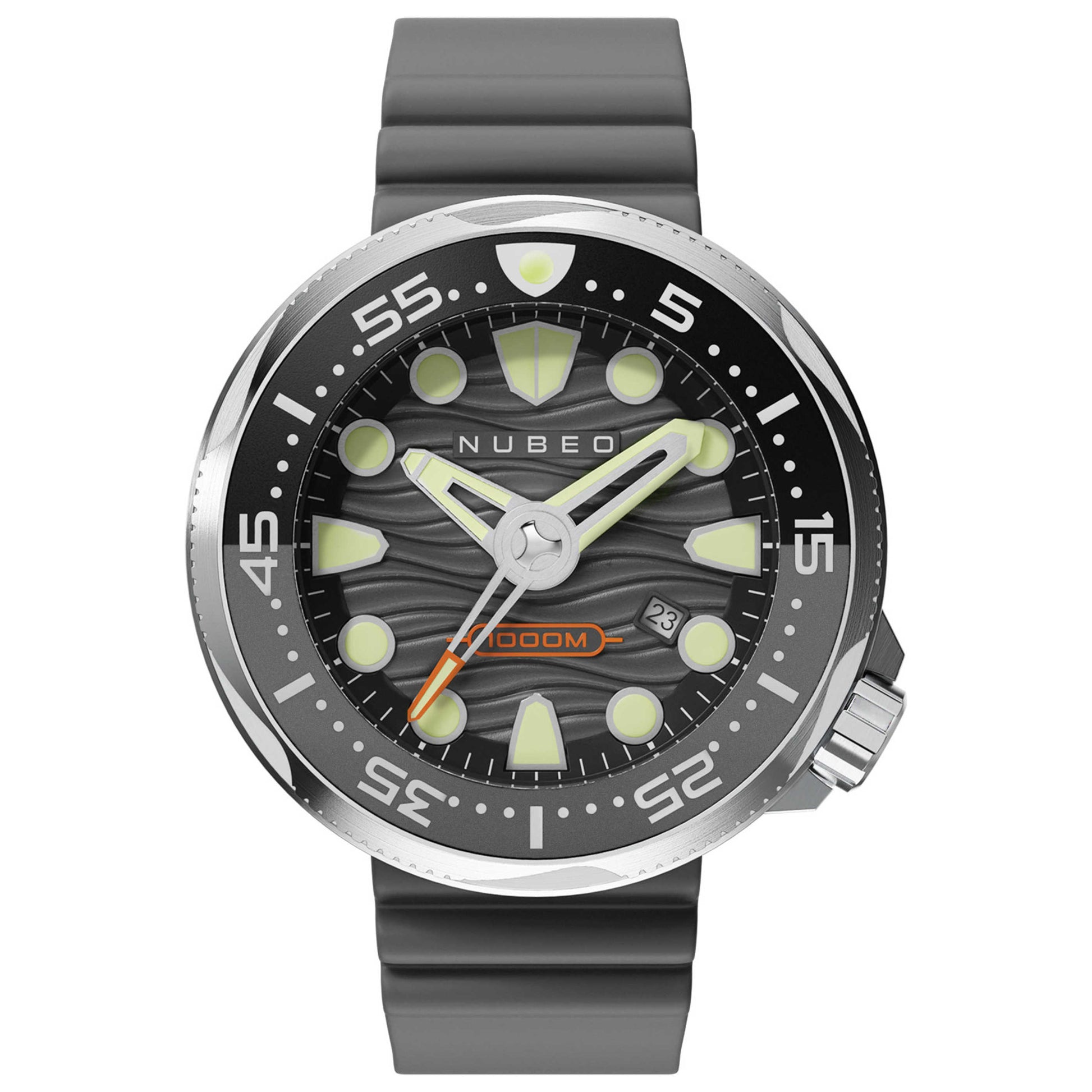 Front view of Nubeo Ventana Men's Automatic Watch NB-6046-0C