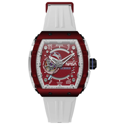 Front view of Nubeo Magellan Men's Automatic Watch NB-6047-NAS-02