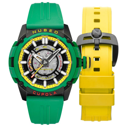 Front view of Nubeo Cupola Men's Automatic Watch NB-6055-04