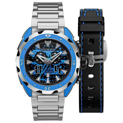 Front view of Nubeo Swell Men's Quartz Watch NB-6057-33