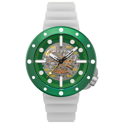 Front view of Nubeo Cassini Men's Automatic Watch NB-6058-02