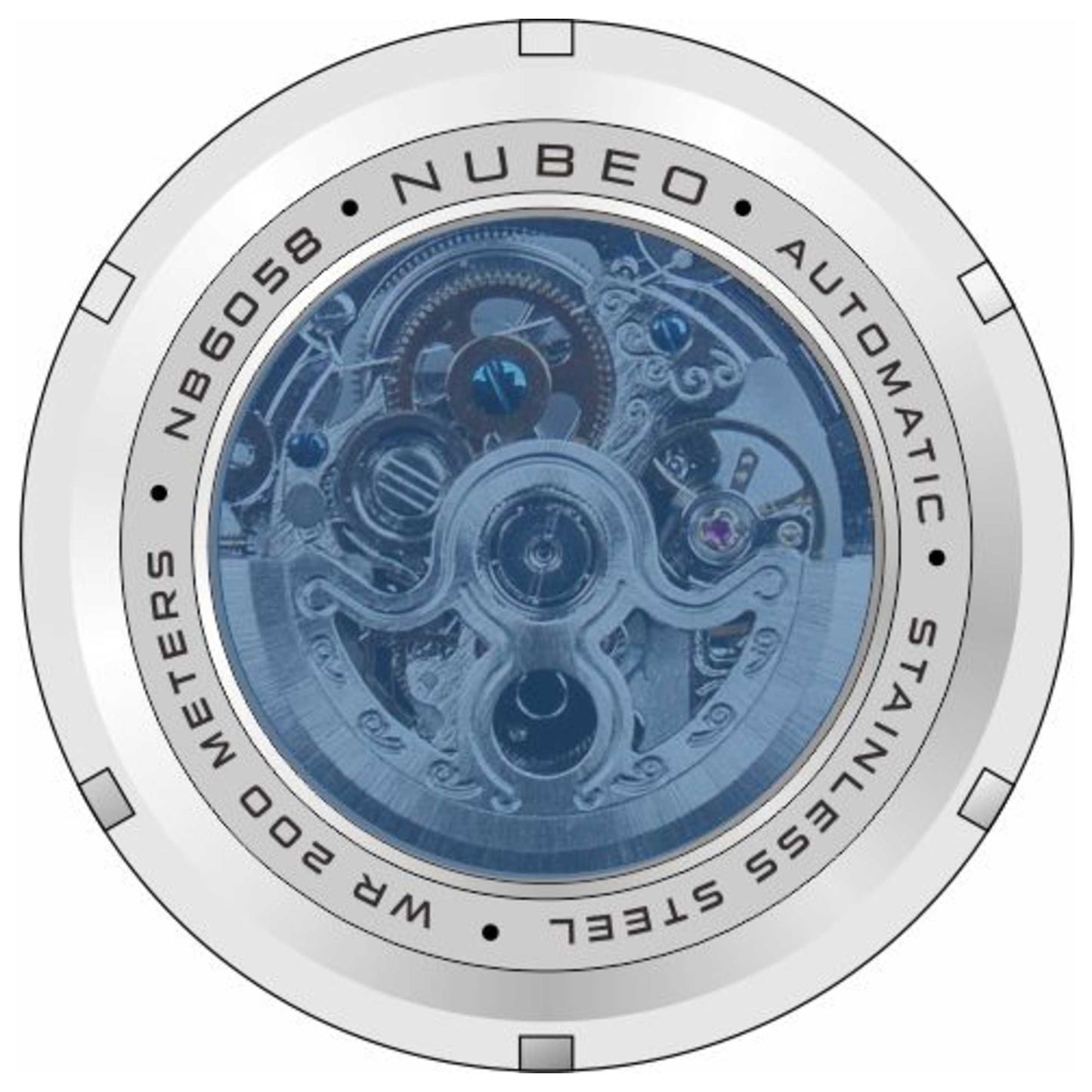 Nubeo Cassini Men's Automatic Watch NB-6058-03 - Image #4