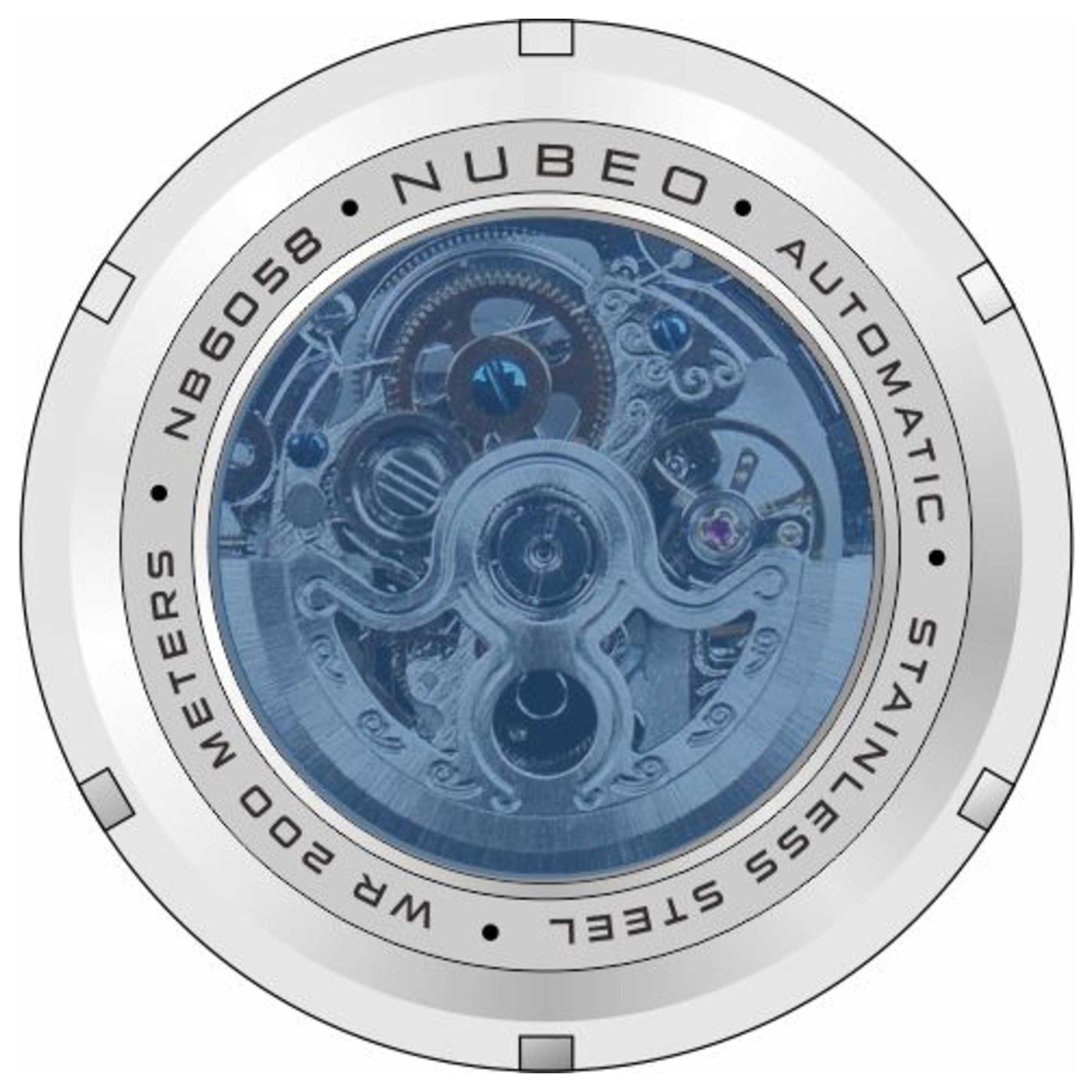 Nubeo Cassini Men's Automatic Watch NB-6058-03 - Image #4