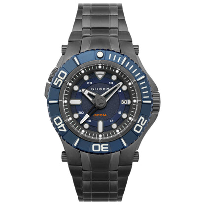 Front view of Nubeo Manta Midsize Men's Automatic Watch NB-6059-22