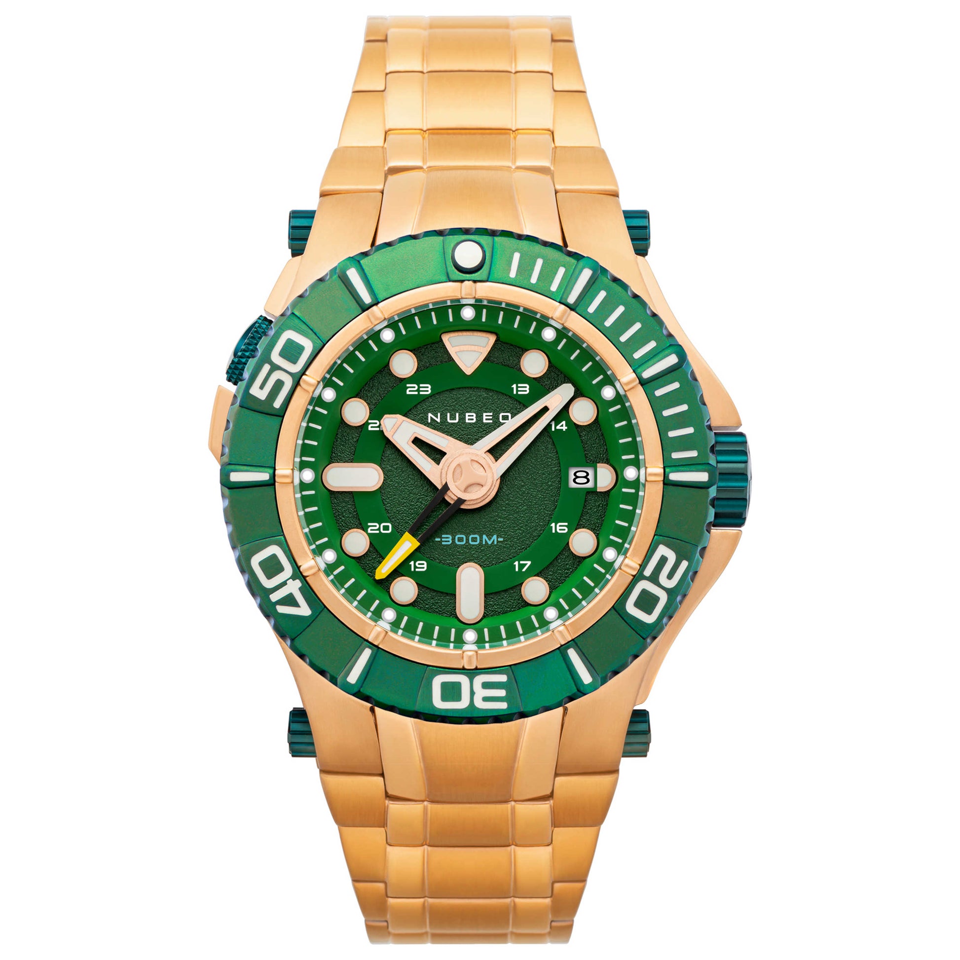 Front view of Nubeo Manta Midsize Men's Automatic Watch NB-6059-33