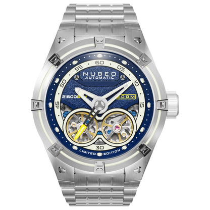 Front view of Nubeo Galileo Men's Automatic Watch NB-6070-22