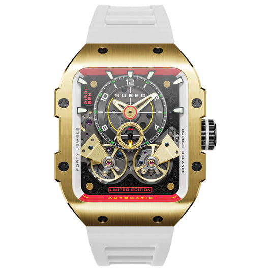 Front view of Nubeo Maven Men's Automatic Watch NB-6077-02