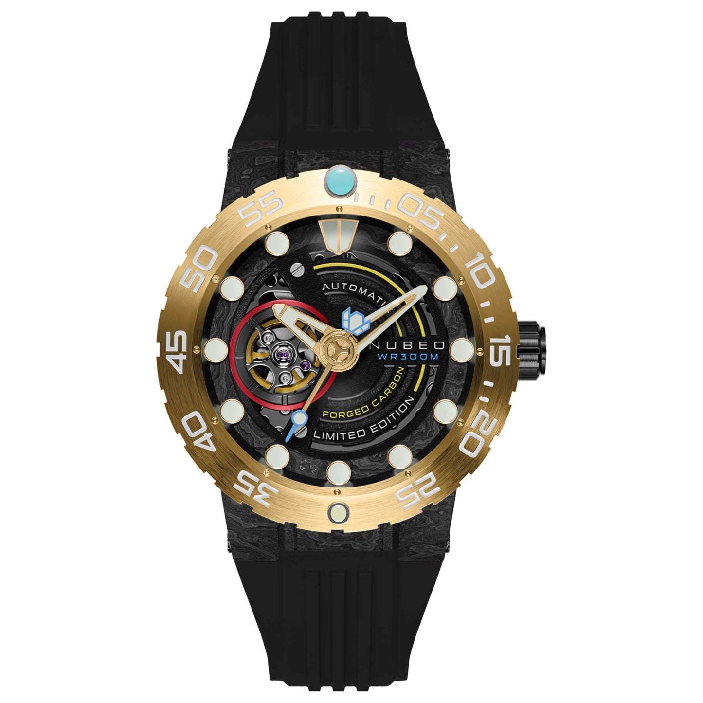 Front view of Nubeo Opportunity Men's Automatic Watch NB-6085-01