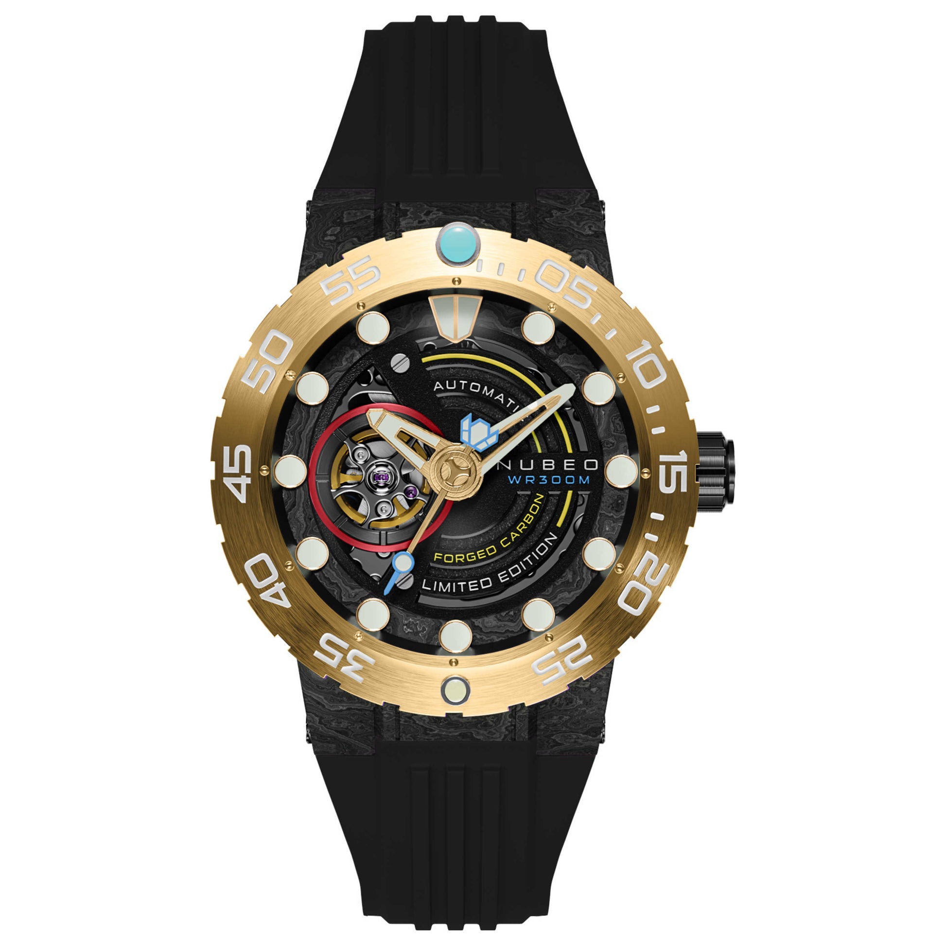 Front view of Nubeo Opportunity Men's Automatic Watch NB-6085-01