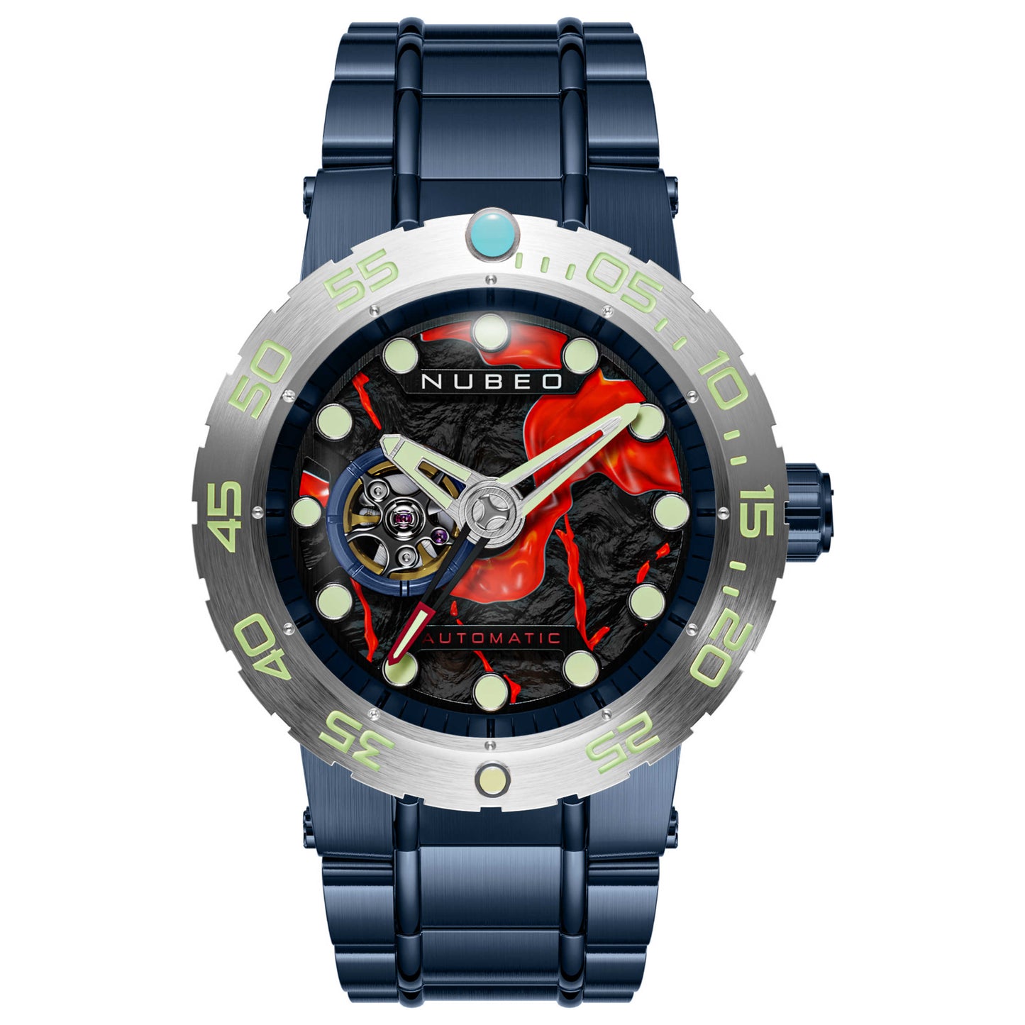 Front view of Nubeo Opportunity Men's Automatic Watch NB-6086-22