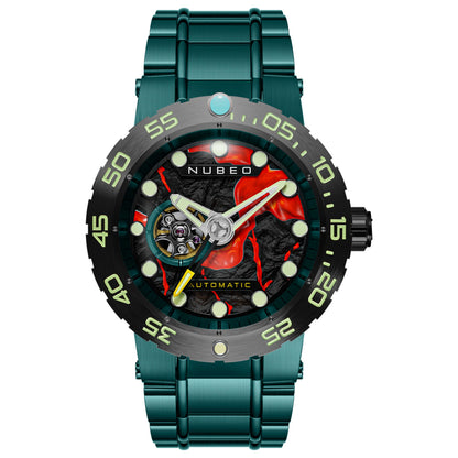 Front view of Nubeo Opportunity Men's Automatic Watch NB-6086-33