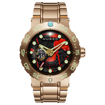 Front view of Nubeo Opportunity Men's Automatic Watch NB-6086-55