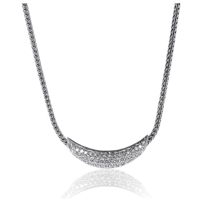 Front view of John Hardy Elegant Women's Necklace NBP900402DIX16-18