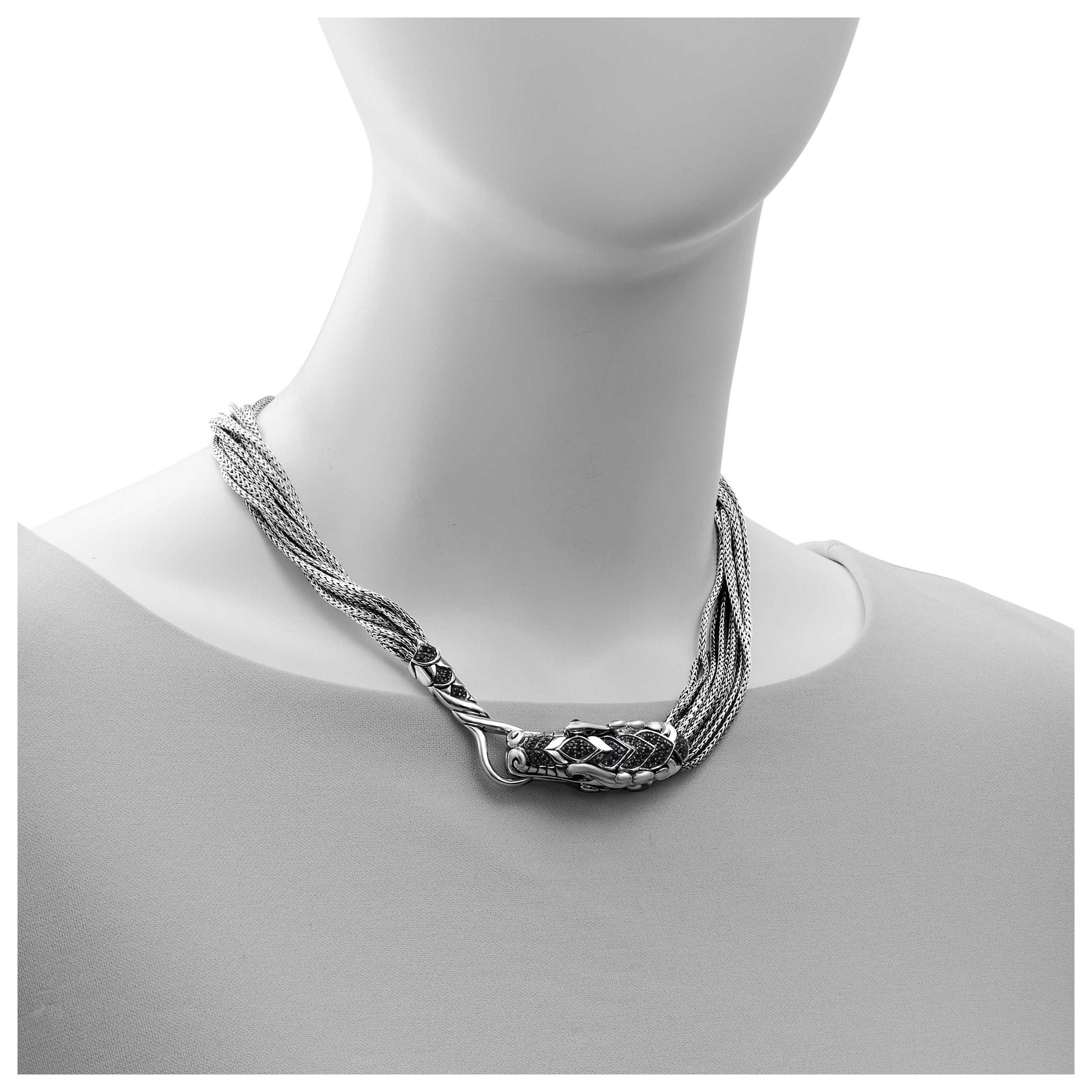 John Hardy Elegant Women's Necklace NBS6501174BLSBNX18 - Image #2