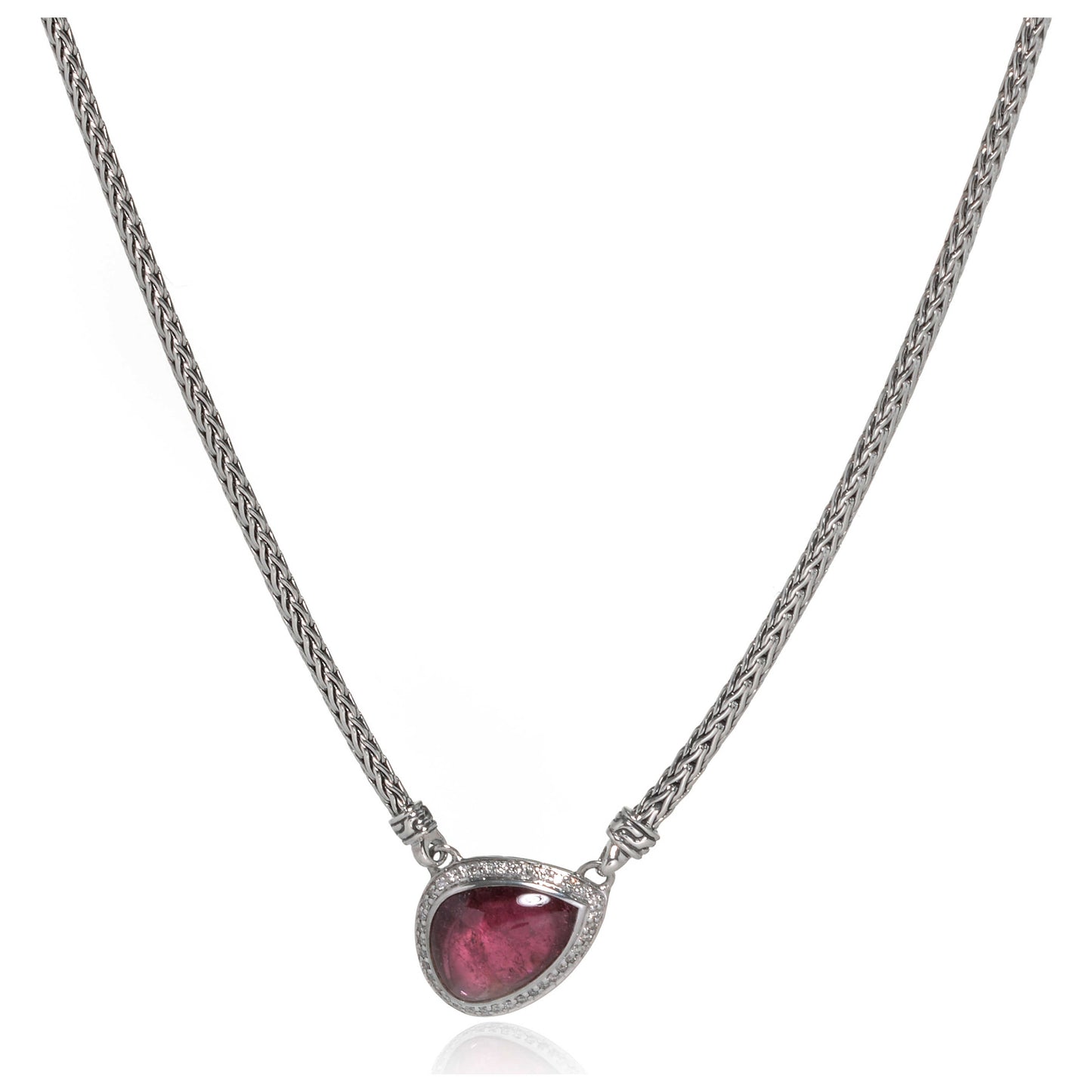 Front view of John Hardy Elegant Women's Necklace NBS905671RUDIX16-18