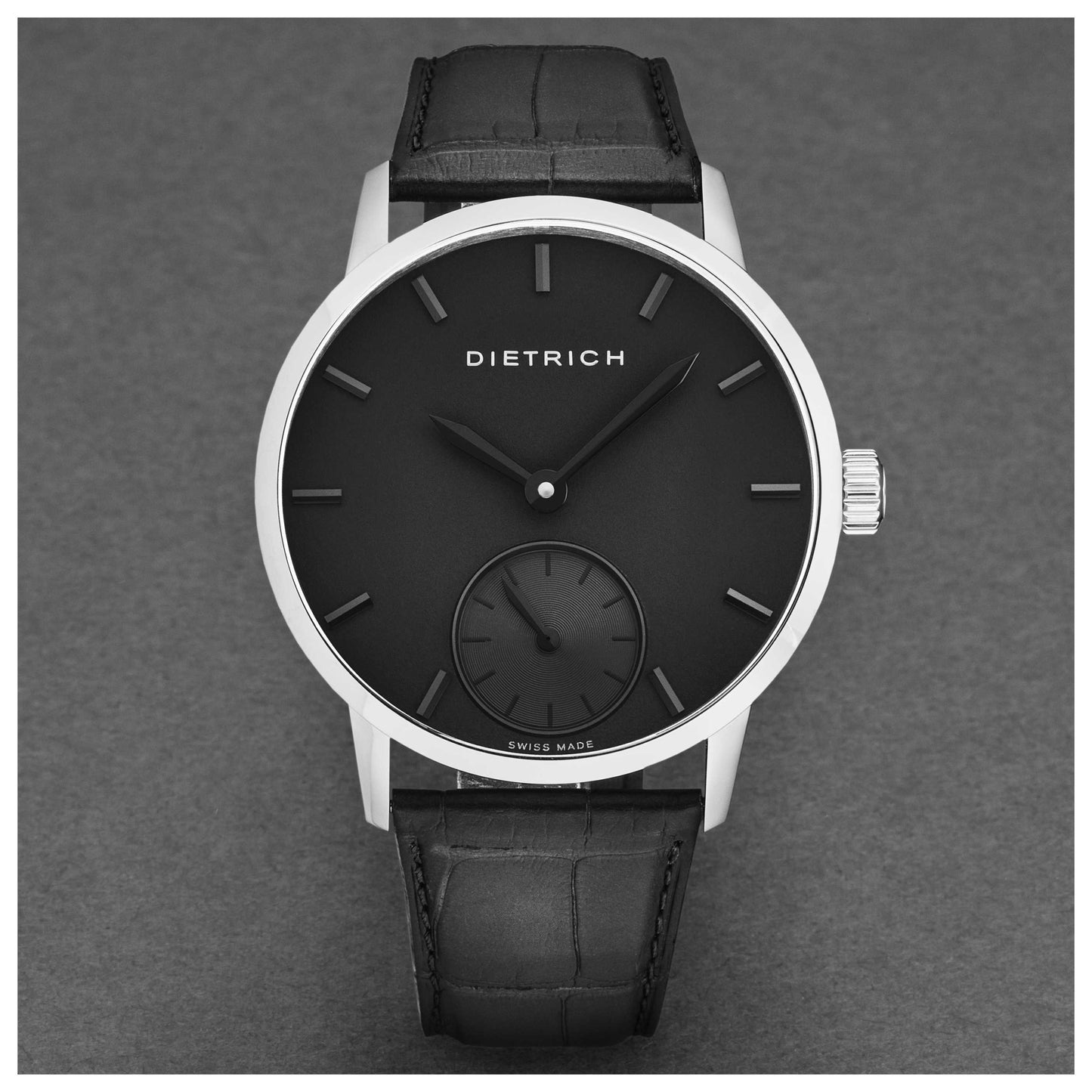 Dietrich Night Men's Manual-Wind Watch NB ALL BLKSS - Image #5