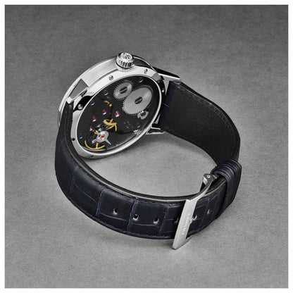 Dietrich Night Men's Manual-Wind Watch NB BLU - Image #3