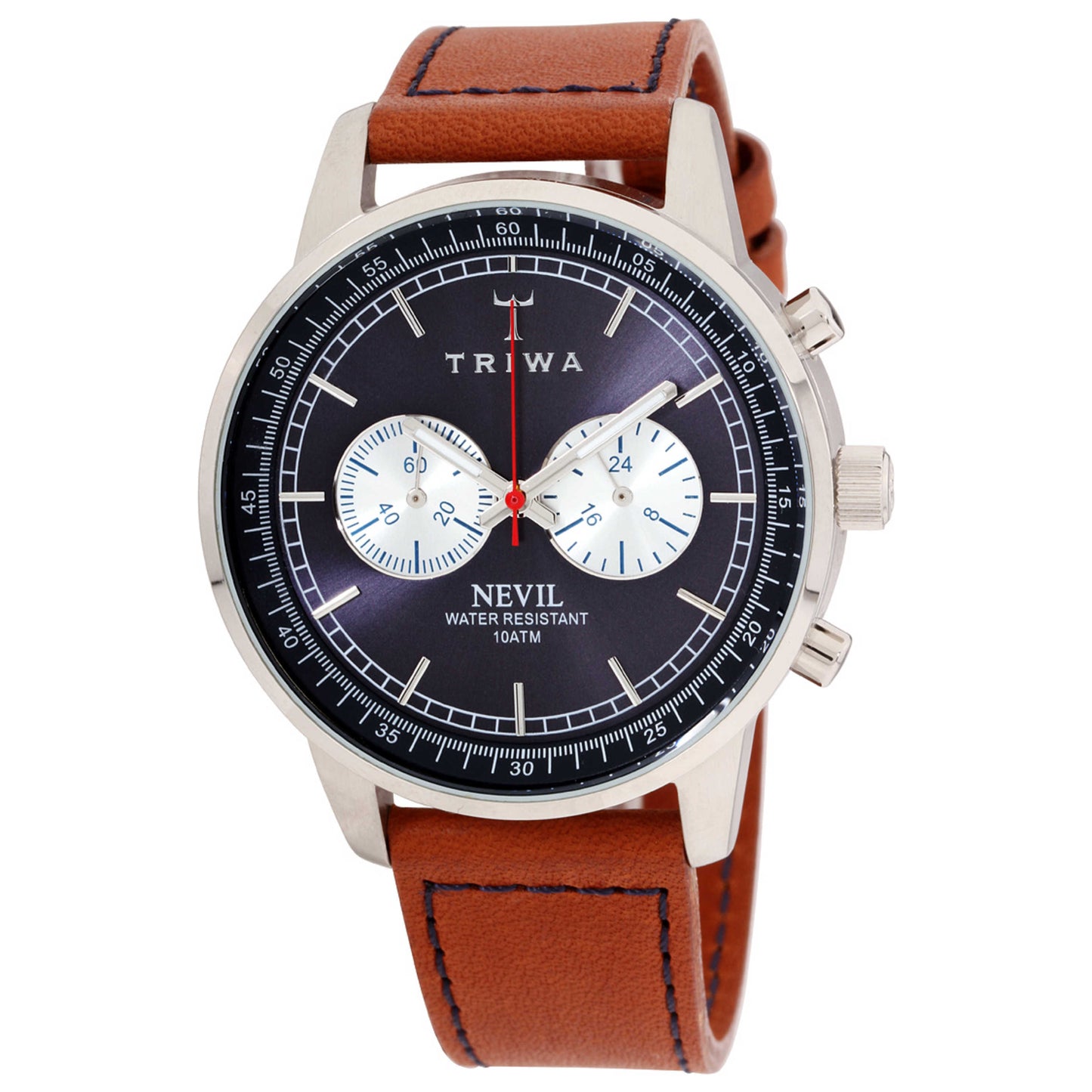 Front view of Triwa Nevil Chrono Unisex Quartz Watch NEST108SC010216